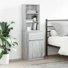 Image de vidaXL Table de chevet sonoma gris 39x35x125 cm bois d’ingénierie861315