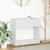 Image de vidaXL Table console avec tiroirs blanc 85,5x38,5x74,5 cm861391