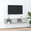Image de vidaXL Meubles TV 2 pcs gris béton 60x31x25,5 cm bois d'ingénierie861443