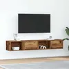 Image de vidaXL Meubles TV 2 pcs vieux bois 80x31x25,5 cm bois d'ingénierie861469
