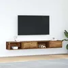 Image de vidaXL Meubles TV 2 pcs vieux bois 100x31x25,5 cm bois d'ingÃ©nierie