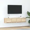 Image de vidaXL Meubles TV 2 pcs chêne sonoma 60x31x25,5 cm bois d'ingénierie861495