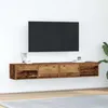 Image de vidaXL Meubles TV 2 pcs vieux bois 80x31x25,5 cm bois d'ingénierie861523