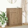 Image de vidaXL Buffet avec tiroir chÃªne artisanal 71x35x84 cm bois ingÃ©nierie