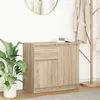 Image de vidaXL Buffet avec tiroir chêne sonoma 71x35x65 cm bois d'ingénierie861600