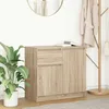 Image de vidaXL Buffet avec tiroir chÃªne sonoma 71x35x65 cm bois d'ingÃ©nierie