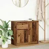 Image de vidaXL Buffet avec tiroir vieux bois 71x35x65 cm bois d'ingÃ©nierie