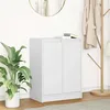 Image de vidaXL Buffet blanc 57x34x76 cm bois d'ingénierie861616