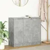 Image de vidaXL Buffet gris béton 85x34x76 cm bois d'ingénierie861628