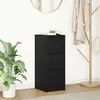 Image de vidaXL Buffet chÃªne noir 29,5x34x76 cm bois d'ingÃ©nierie