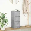 Image de vidaXL Buffet gris bÃ©ton 29,5x34x76 cm bois d'ingÃ©nierie