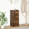 Image de vidaXL Buffet chÃªne fumÃ© 29,5x34x76 cm bois d'ingÃ©nierie