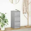 Image de vidaXL Buffet sonoma gris 29,5x34x76 cm bois d'ingénierie861639