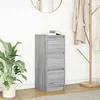 Image de vidaXL Buffet sonoma gris 29,5x34x76 cm bois d'ingÃ©nierie