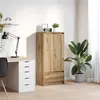 Image de vidaXL Armoire avec tiroir chêne artisanal 55,5x34x119,5 cm861651