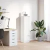 Image de vidaXL Buffet haut blanc 29,5x34x119,5 cm bois d'ingÃ©nierie