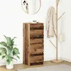 Image de vidaXL Buffet vieux bois 37,5x35x99 cm bois d'ingÃ©nierie