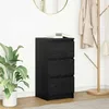 Image de vidaXL Buffet chÃªne noir 37,5x35x76 cm bois d'ingÃ©nierie