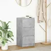 Image de vidaXL Buffet gris bÃ©ton 37,5x35x76 cm bois d'ingÃ©nierie