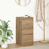 Image de vidaXL Buffet chÃªne artisanal 37,5x35x76 cm bois d'ingÃ©nierie