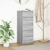 Image de vidaXL Buffet avec tiroirs sonoma gris 37,5x35x99 cm bois d'ingÃ©nierie