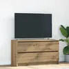 Image de vidaXL Meuble TV chÃªne artisanal 100x35x54 cm bois d'ingÃ©nierie