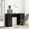 Image de Vidaxl Bureau ChÃªne Noir 120x42x76 Cm Bois D'ingÃ©nierie