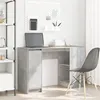 Image de vidaXL Bureau gris béton 120x42x76 cm bois d'ingénierie861817