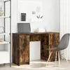 Image de vidaXL Bureau chÃªne fumÃ© 120x42x76 cm bois d'ingÃ©nierie