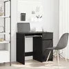 Image de Vidaxl Bureau Chêne Noir 86x49x76 Cm Bois D'ingénierie