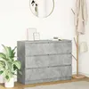Image de vidaXL Buffet Gris béton 100x35x76 cm Bois d'ingénierie3328501