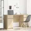 Image de vidaXL Bureau Vidaxl En Chêne Sonoma 140x49x76 Cm En Bois D'ingénierie