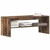 Image de vidaXL Meuble TV Chêne fumé 100x40x40 cm Bois d'ingénierie859122