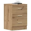 Image de vidaXL Tables de chevet 2 pcs chêne artisanal 38x35x55 cm861127