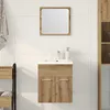 Image de vidaXL Ensemble de meubles salle de bain 2 pcs bois d'ingénierie862037