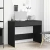 Image de Vidaxl Bureau ChÃªne Noir 101x50x76,5 Cm Bois D'ingÃ©nierie