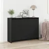 Image de Buffet vidaXL en chÃªne noir 102x33x75 cm en bois d'ingÃ©nierie
