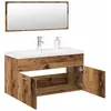 Image de vidaXL Ensemble de meubles salle de bain 3 pcs bois d'ingÃ©nierie