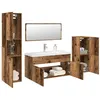 Image de vidaXL Ensemble de meubles salle de bain 5 pcs bois d'ingénierie3328913