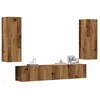 Image de vidaXL Meubles TV muraux 4 pcs vieux bois bois d'ingÃ©nierie