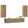 Image de vidaXL Meubles TV muraux 4 pcs chêne artisanal bois d'ingénierie3328948