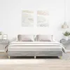Image de vidaXL Cadre de lit sans matelas sonoma gris 180x200 cm