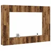 Image de vidaXL Ensemble de meuble TV mural 8 pcs vieux bois bois d'ingÃ©nierie