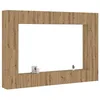 Image de vidaXL Ensemble de meuble TV mural 8 pcs chÃªne artisanal