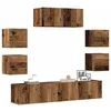 Image de vidaXL Ensemble de meuble TV mural 7 pcs vieux bois bois d'ingÃ©nierie