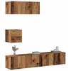 Image de vidaXL Ensemble de meuble TV mural 4 pcs vieux bois bois d'ingÃ©nierie