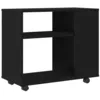 Image de vidaXL Table d'appoint en chÃªne noir 70 x 35 x 60 cm Bois d'ingÃ©nierie