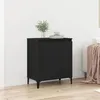 Image de Buffet vidaXL Noir ChÃªne 60x35x70 cm en bois reconstituÃ©