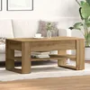 Image de Table Basse Vidaxl ChÃªne Artisanal 102x55x45 Cm En Bois StratifiÃ©