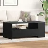 Image de Table basse en chÃªne noir 102x55x43,5 cm en bois reconstituÃ©